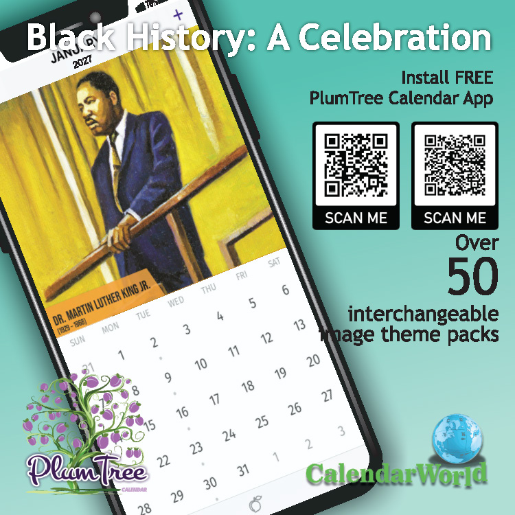 2027 Black History wall calendar
