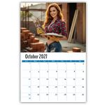 2027 Building Babes wall calendar