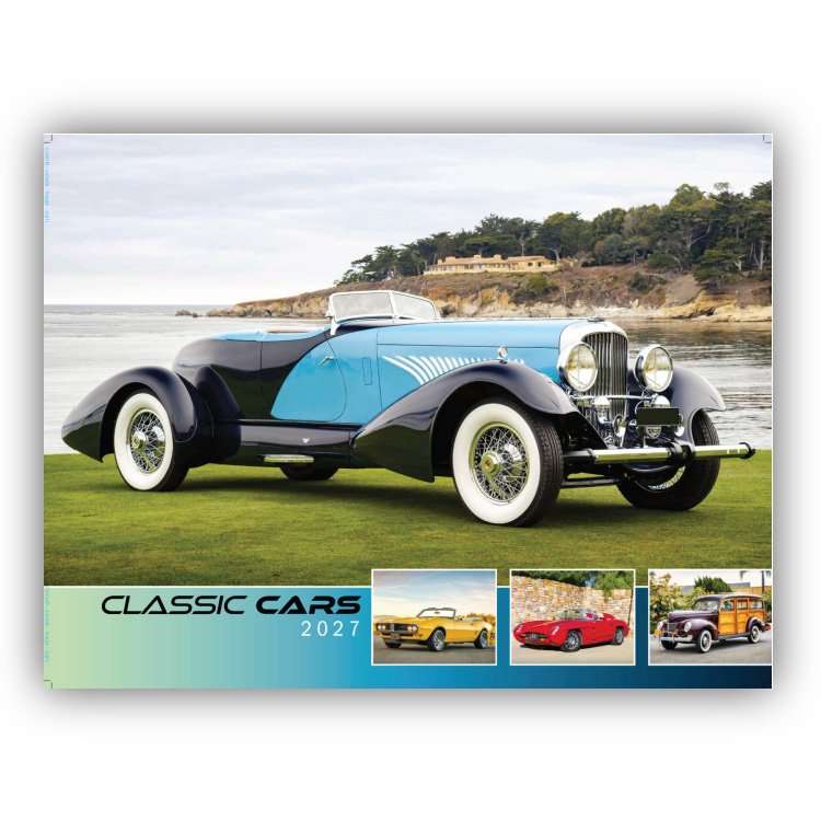 2027 Classic Cars wall calendar