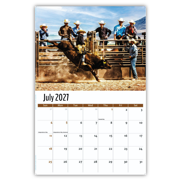 2027 Country Spirit wall Calendar