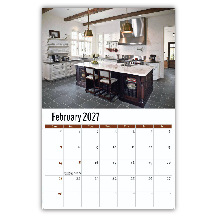 2027 Decor and Design wall calendar