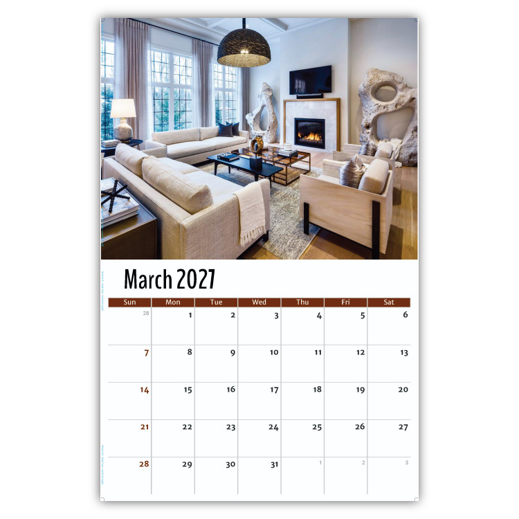 2027 Decor and Design wall calendar