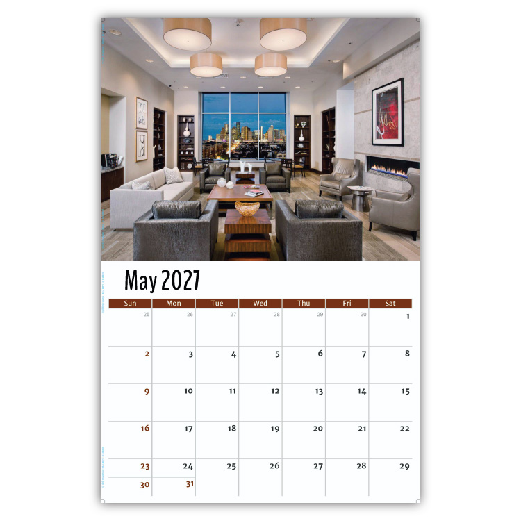 2027 Decor and Design wall calendar