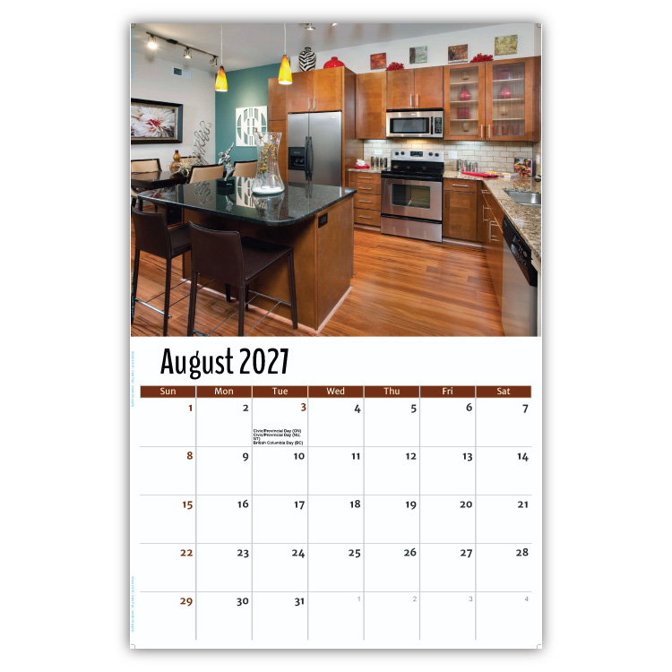 2027 Decor and Design wall calendar