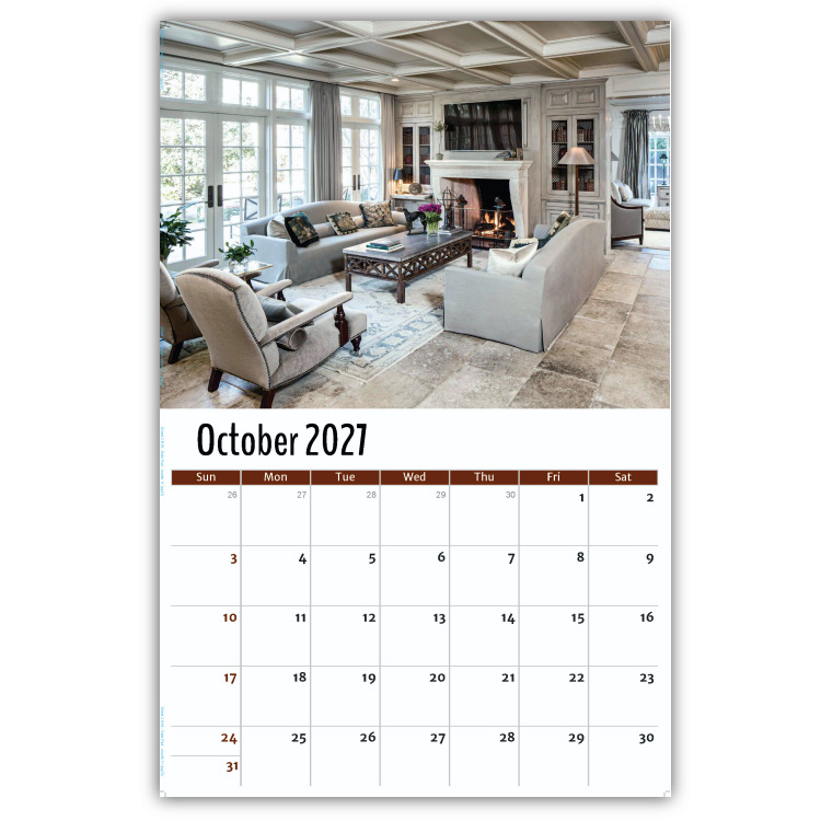 2027 Decor and Design wall calendar