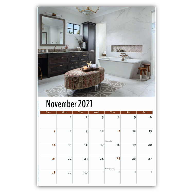 2027 Decor and Design wall calendar