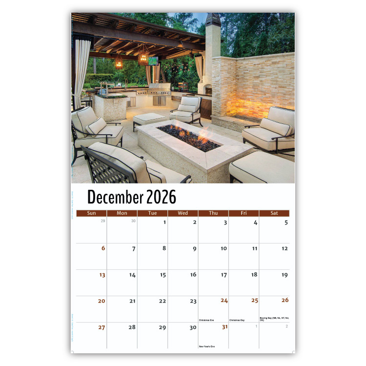 2027 Decor and Design wall calendar