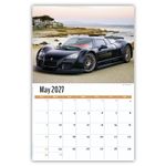 2027 Exotic Cars wall calendar