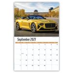 2027 Exotic Cars wall calendar