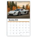 2027 Exotic Cars wall calendar