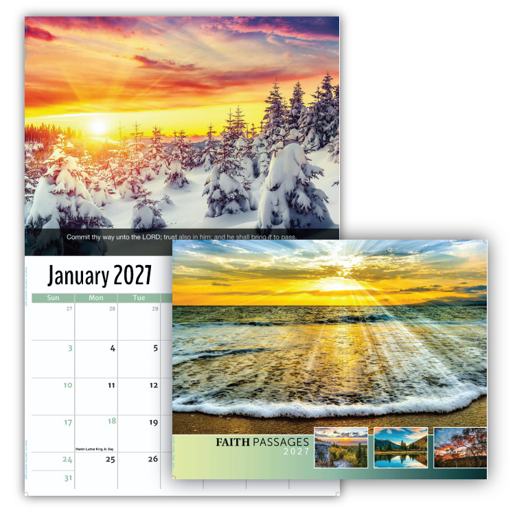 2027 Faith Passages wall calendar