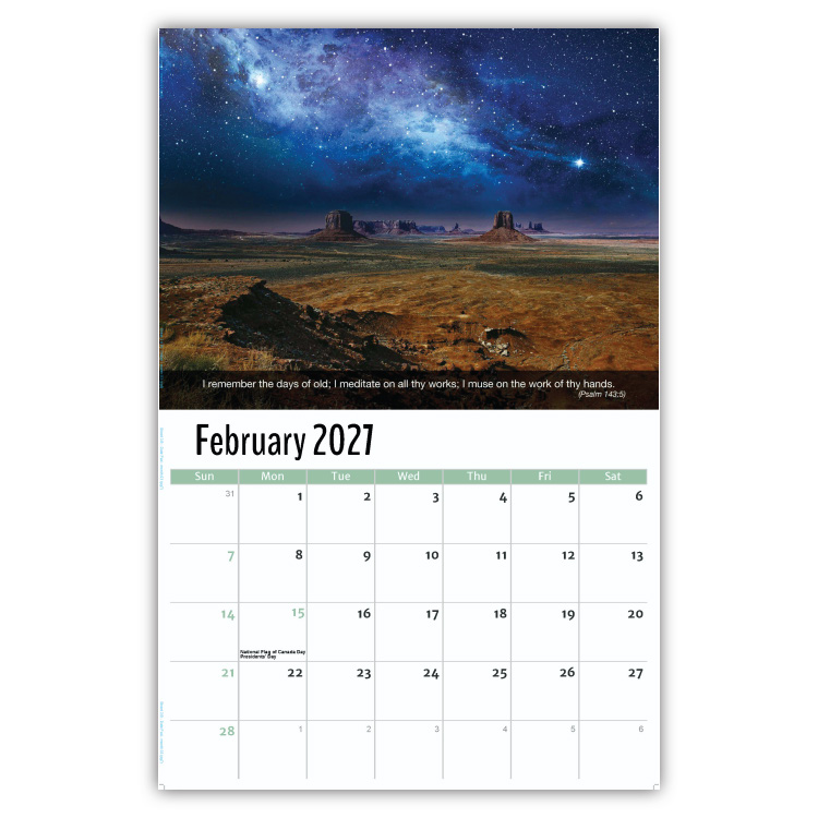 2027 Faith Passages wall calendar