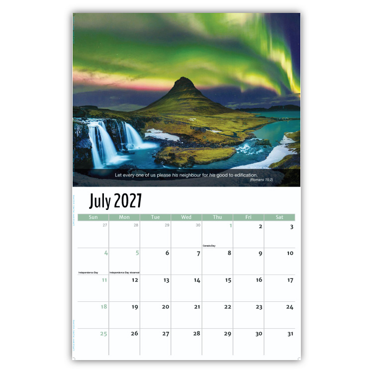 2027 Faith Passages wall calendar