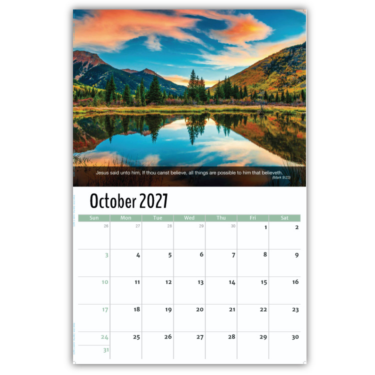 2027 Faith Passages wall calendar