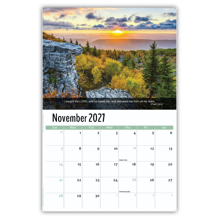 2027 Faith Passages wall calendar