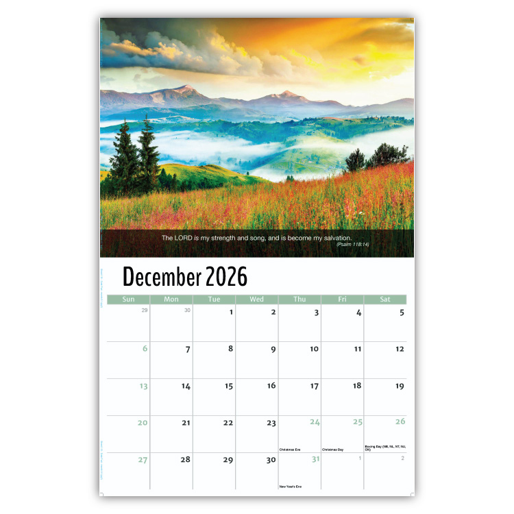 2027 Faith Passages wall calendar