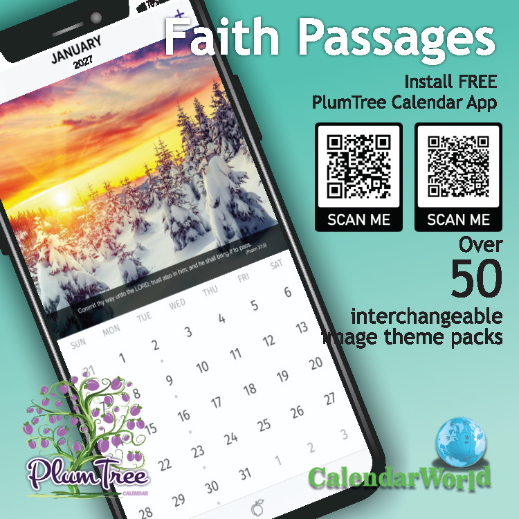2027 Faith Passages wall calendar