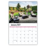 2027 Flowers and Gardens wall calendar