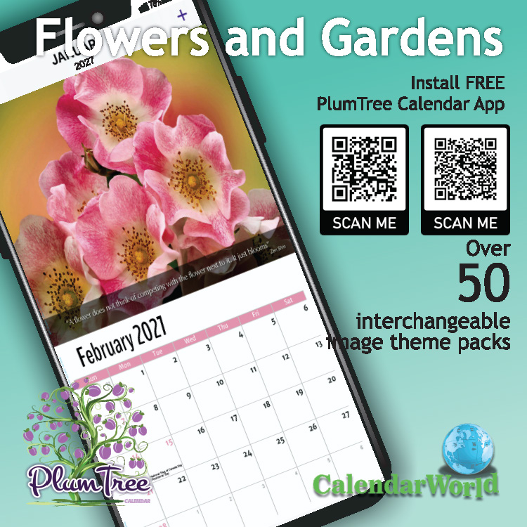 2027 Flowers and Gardens wall calendar