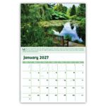 2027 Go Green wall calendar