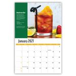 2027 Happy Hour Cocktails wall calendar