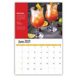 2027 Happy Hour Cocktails wall calendar
