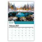 2027 Health Tips wall calendar