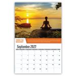 2027 Health Tips wall calendar
