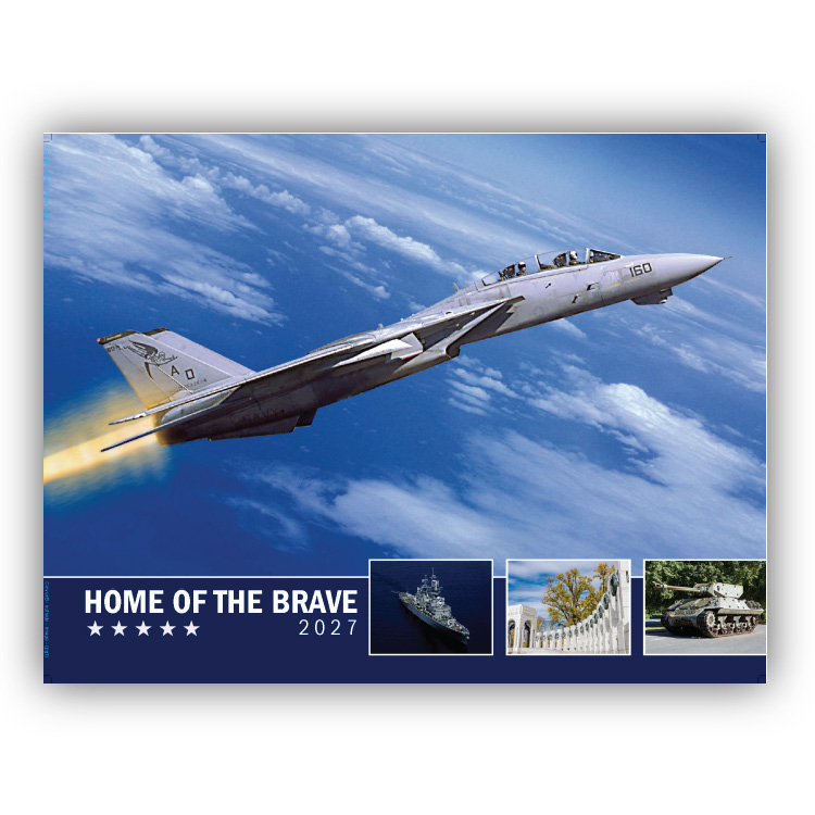 2027 Home of the Brave wall calendar