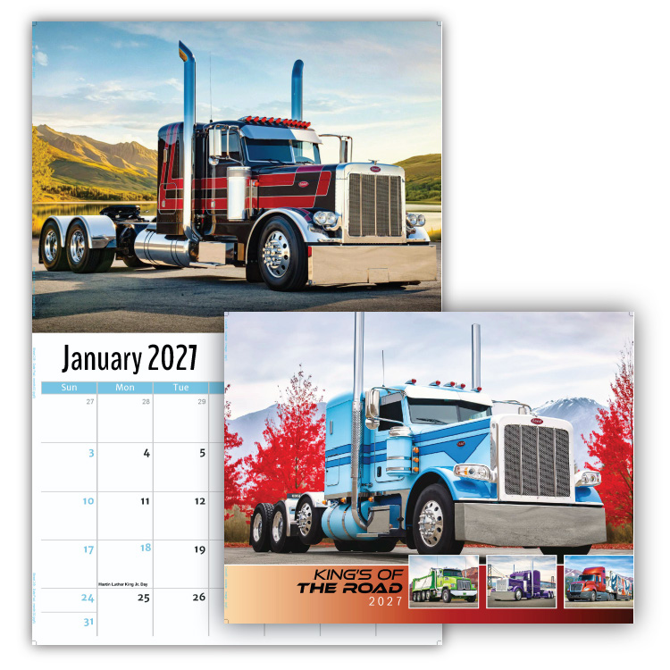 2027 Kings of the Road wall calendar