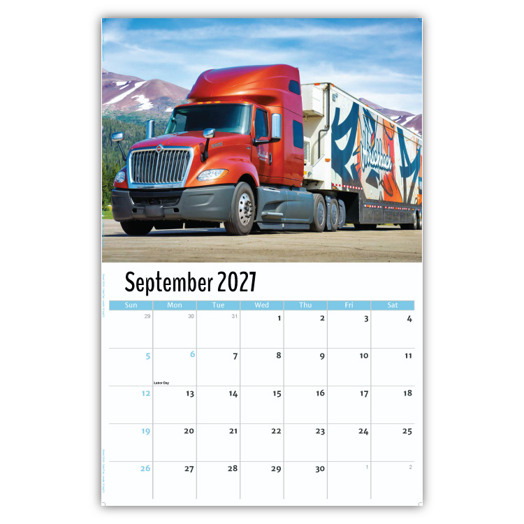 2027 Kings of the Road wall calendar