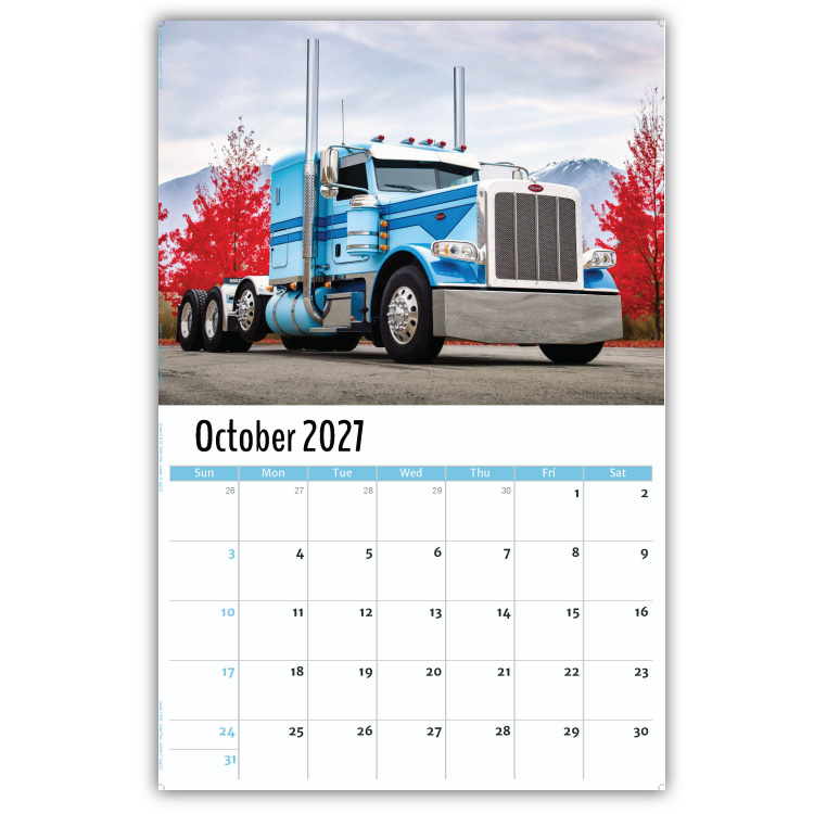 2027 Kings of the Road wall calendar