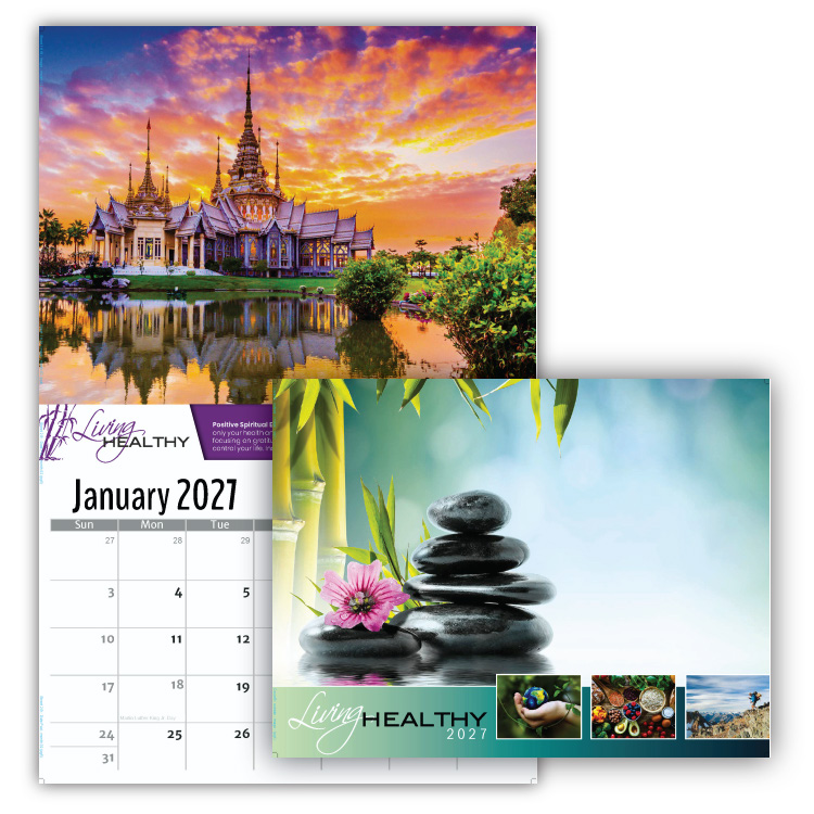 2027 Living Healthy wall calendar