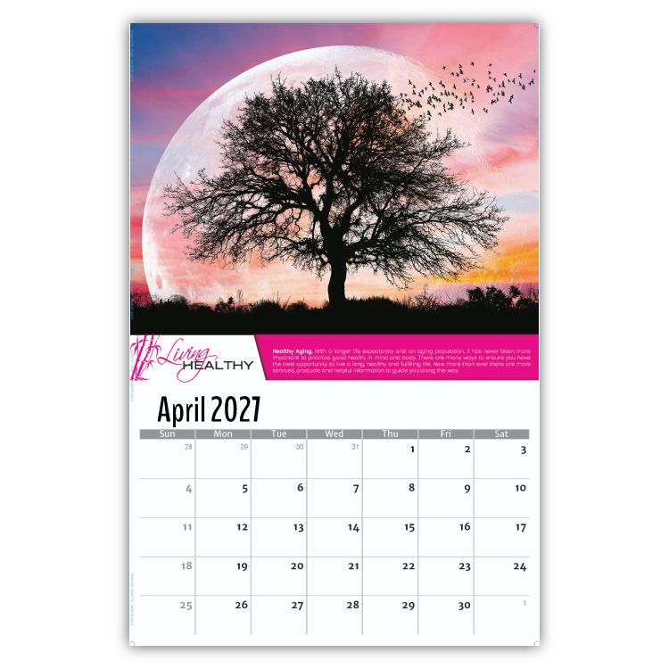 2027 Living Healthy wall calendar