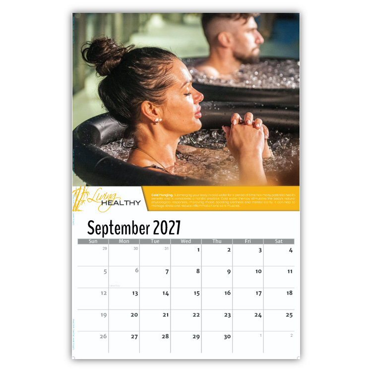 2027 Living Healthy wall calendar