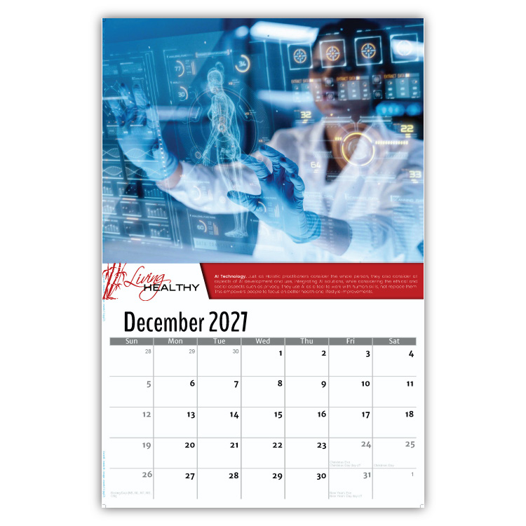 2027 Living Healthy wall calendar