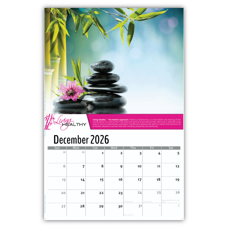 2027 Living Healthy wall calendar