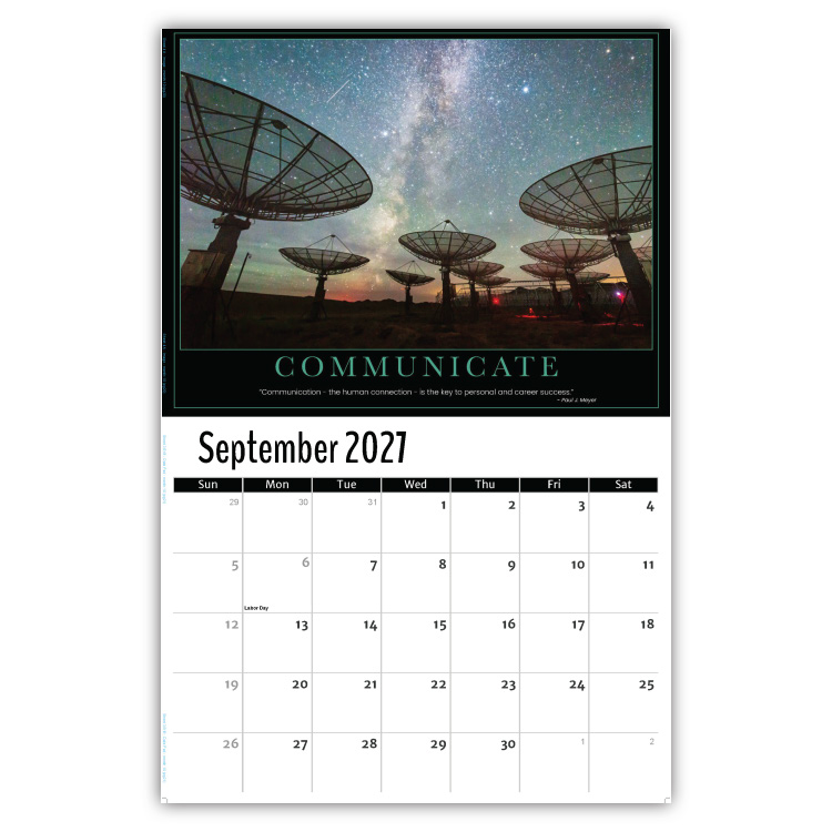2027 Motivational Posters wall calendar