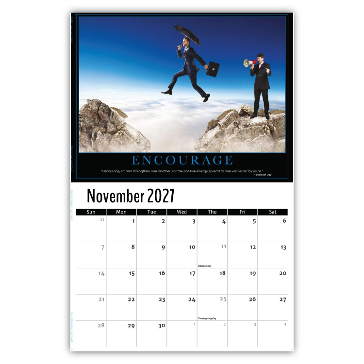 2027 Motivational Posters wall calendar