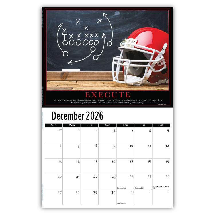 2027 Motivational Posters wall calendar