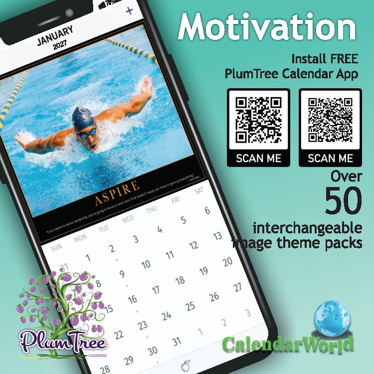 2027 Motivational Posters wall calendar