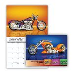 2027 Motorcycle Mania wall calendar
