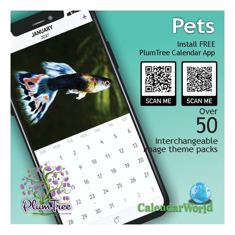 2027 Pets Wall Calendar