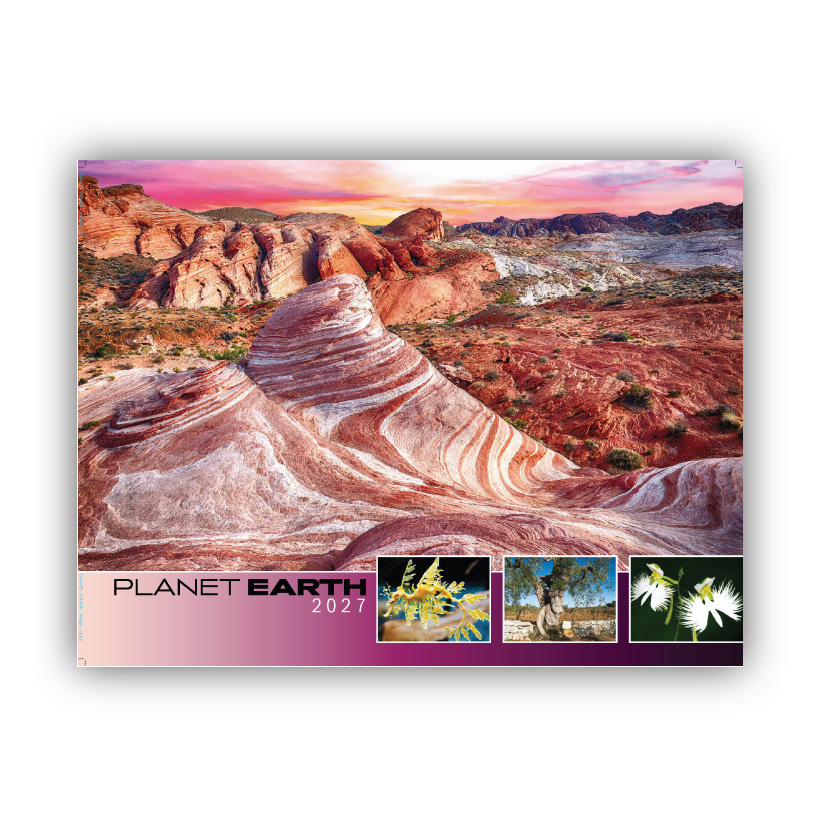 2027 Planet Earth Wall Calendar