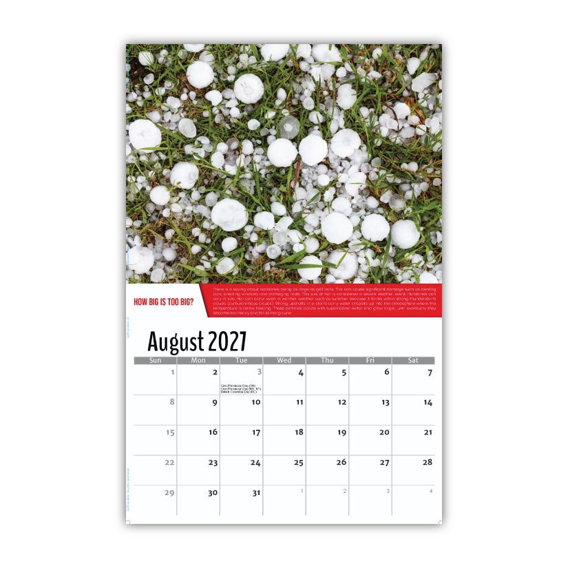 2027 Planet Earth Wall Calendar