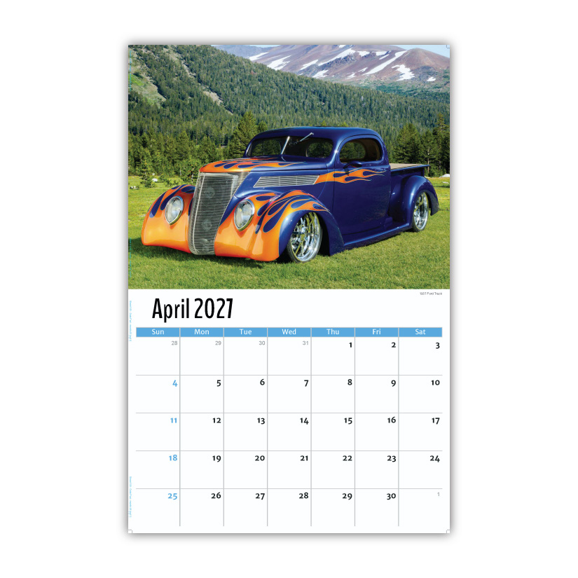 2027 Wall Calendar - Pumped-Up Pickups
