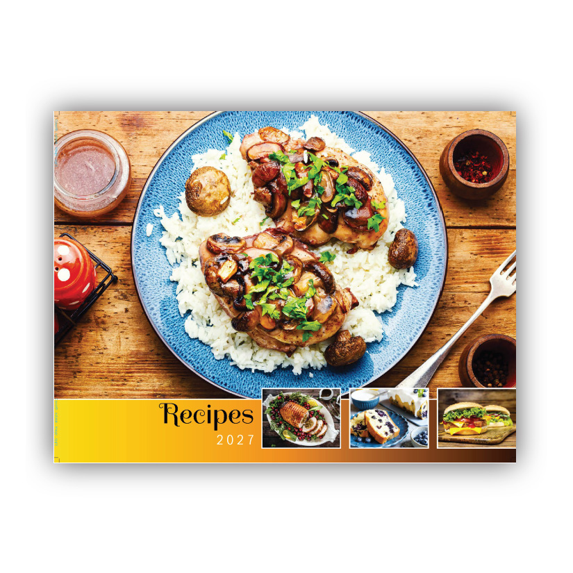 2027 Recipes Wall Calendar