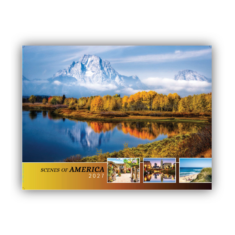 2027 Wall Calendar - Scenes of America