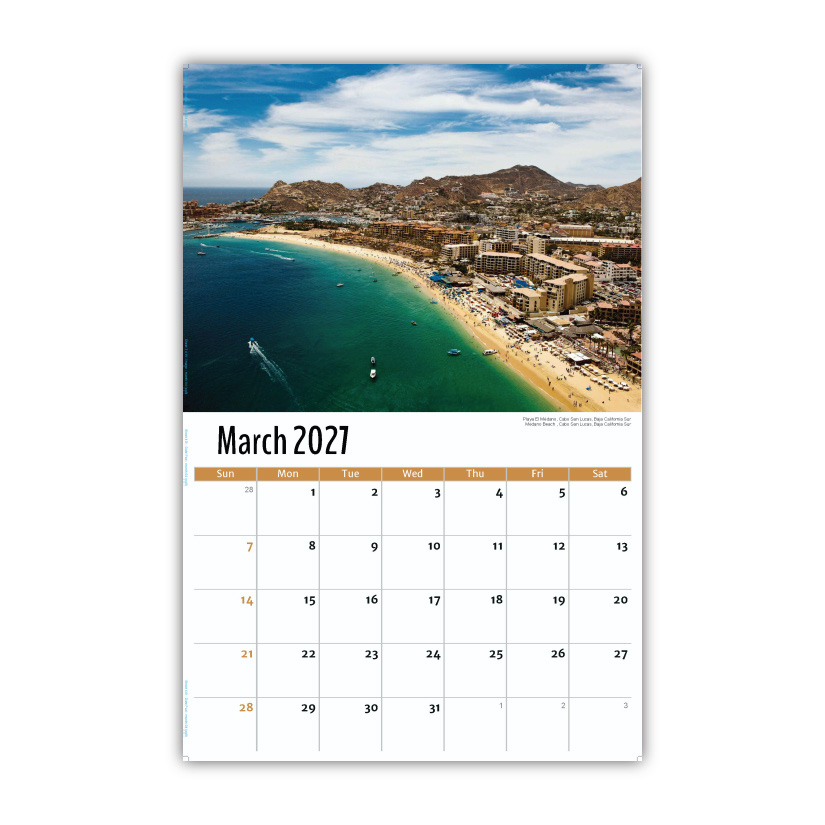 2027 Wall Calendar - Scenes of Mexico