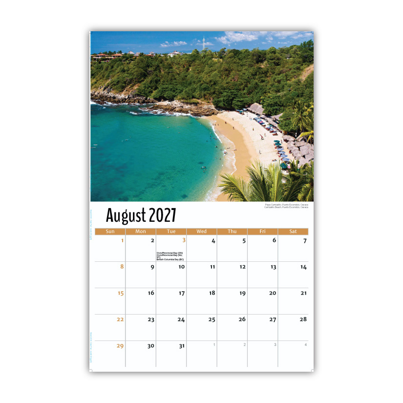 2027 Wall Calendar - Scenes of Mexico